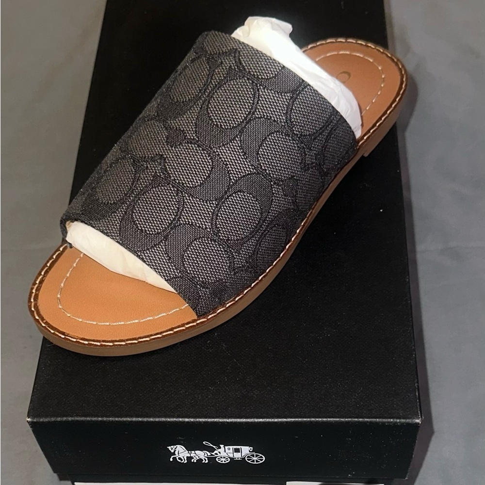 Brand new Coach slippers w box.